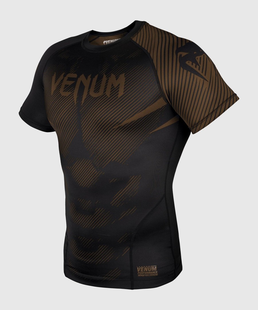 venum nogi 2.0 rashguard - kortærmet - sortbrun
