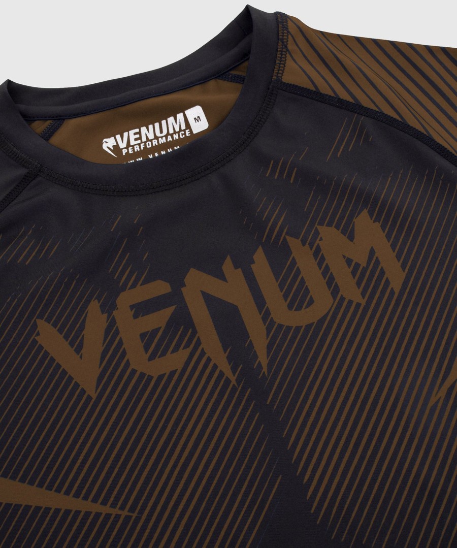 venum nogi 2.0 rashguard - kortærmet - sortbrun