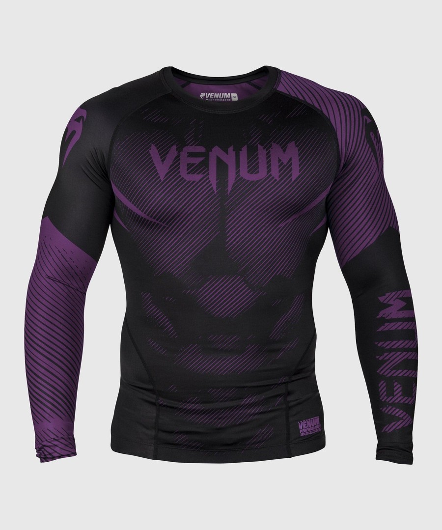 venum nogi 2.0 rashguard - langærmet - sortlilla