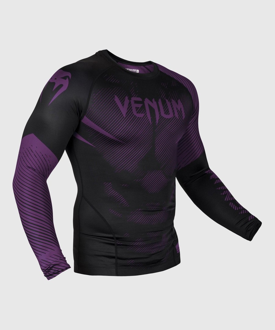 venum nogi 2.0 rashguard - langærmet - sortlilla