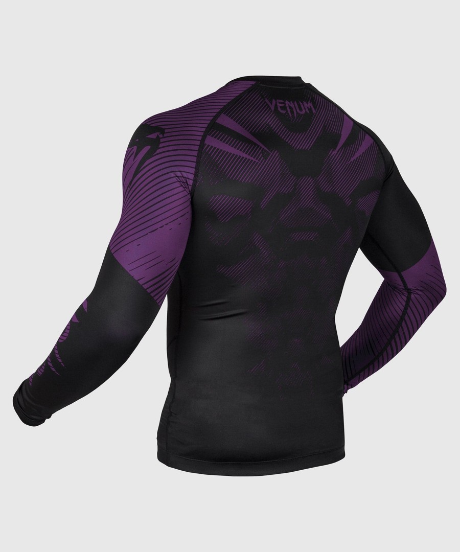 venum nogi 2.0 rashguard - langærmet - sortlilla