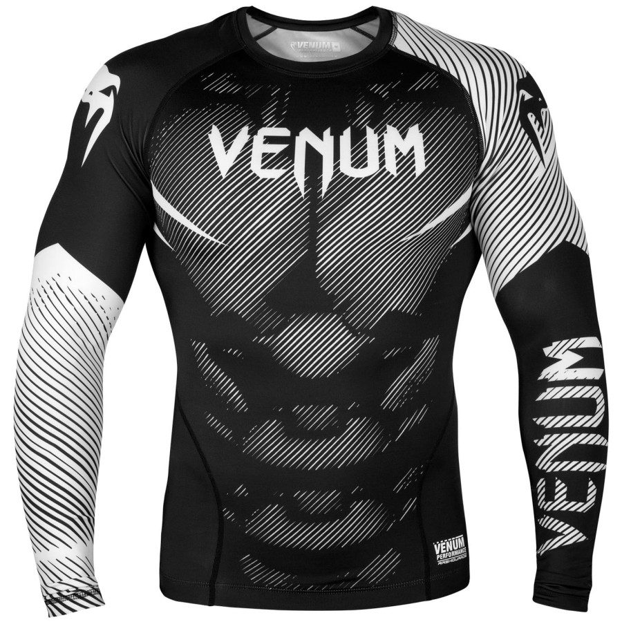 venum nogi 2.0 rashguard - langærmet - sorthvid