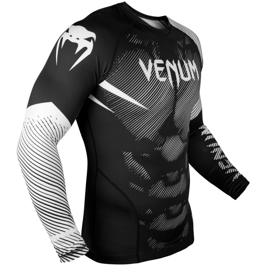 venum nogi 2.0 rashguard - langærmet - sorthvid