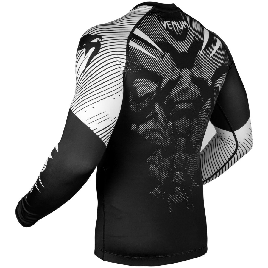 venum nogi 2.0 rashguard - langærmet - sorthvid