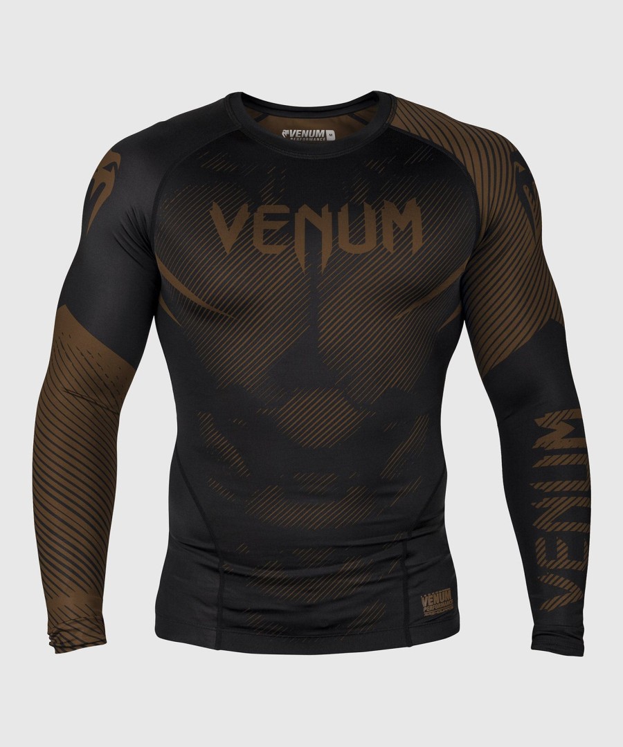 venum nogi 2.0 rashguard - langærmet - sortbrun
