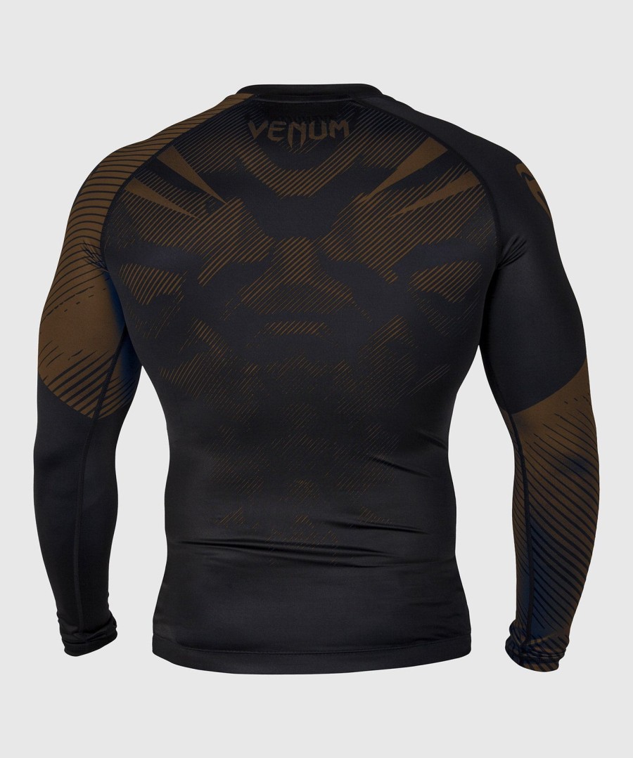venum nogi 2.0 rashguard - langærmet - sortbrun