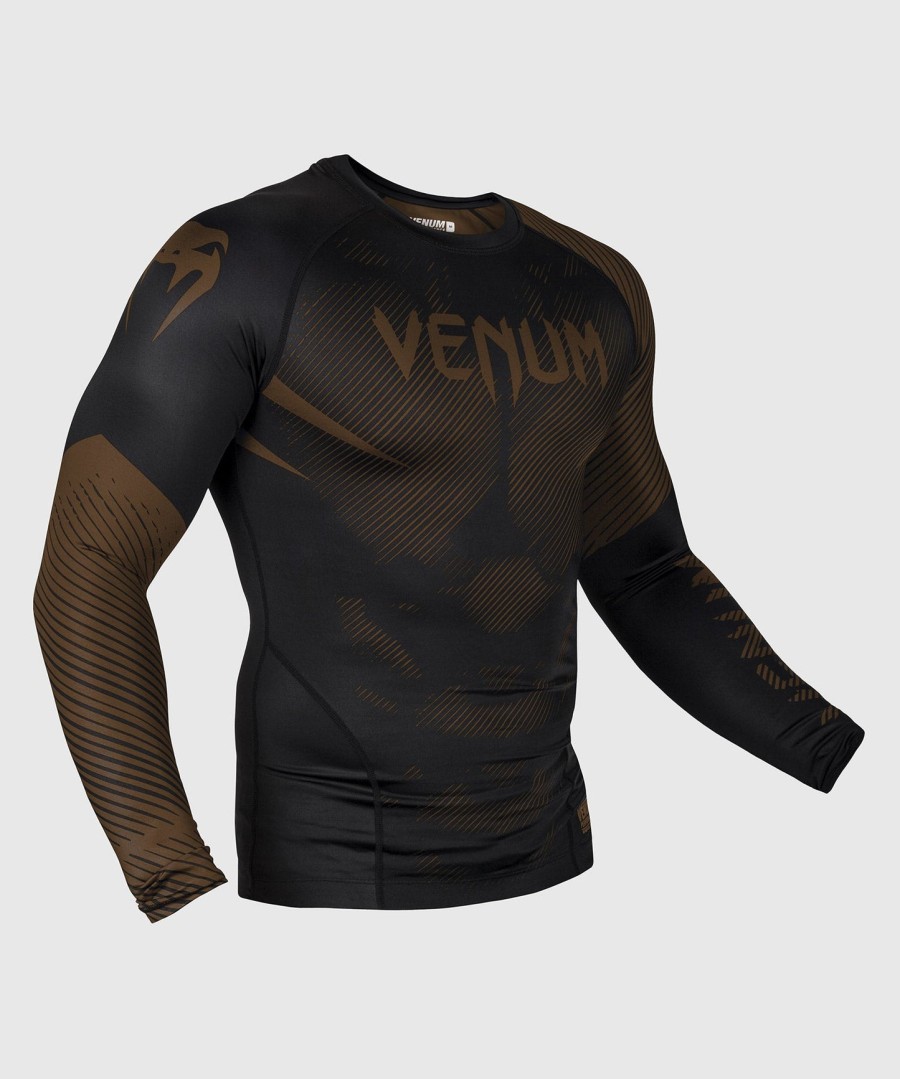 venum nogi 2.0 rashguard - langærmet - sortbrun