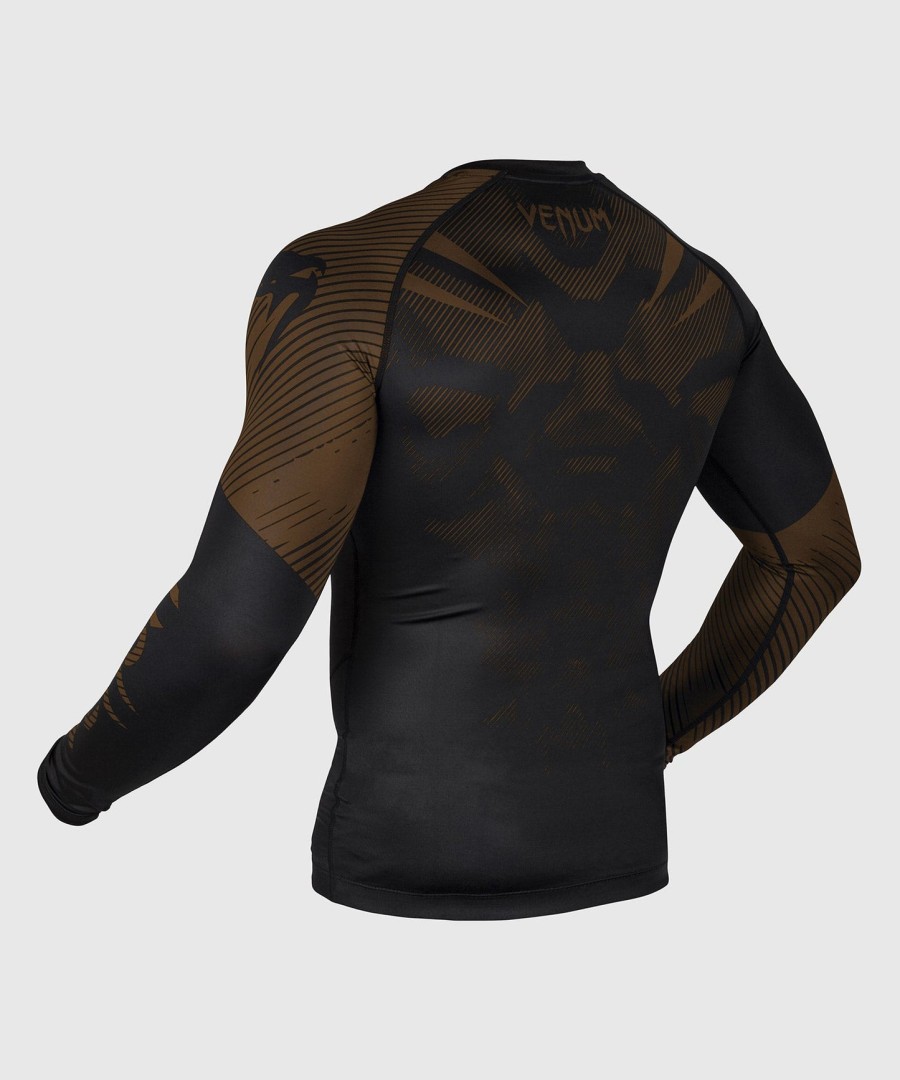 venum nogi 2.0 rashguard - langærmet - sortbrun