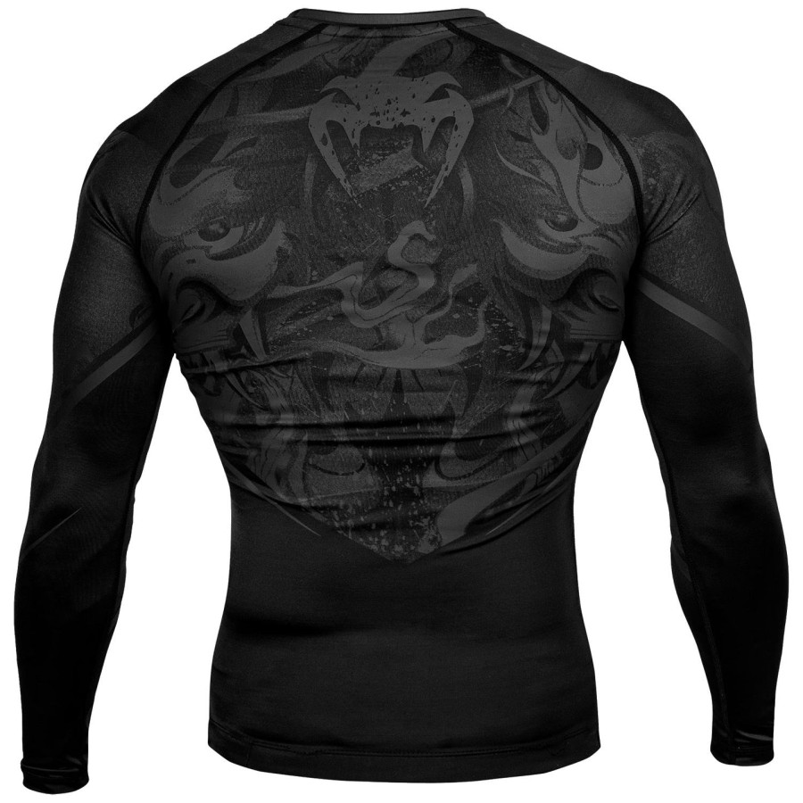 venum devil rashguard - lange Ærmer - sortsort