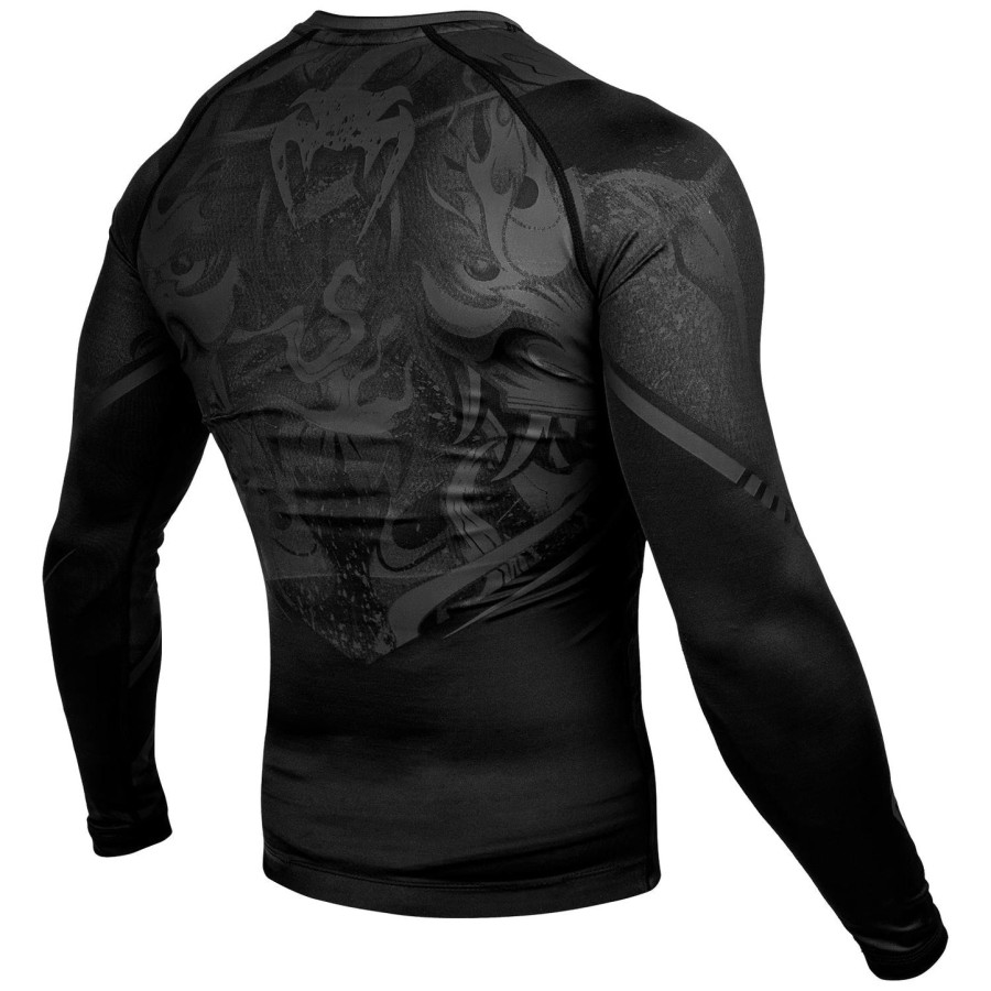 venum devil rashguard - lange Ærmer - sortsort