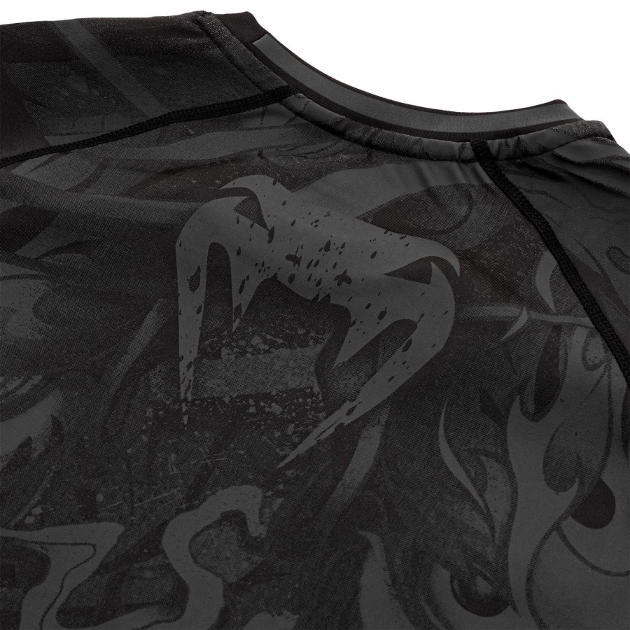 venum devil rashguard - lange Ærmer - sortsort