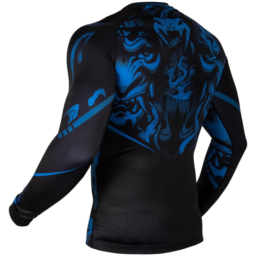 venum devil rashguard - lange Ærmer - marineblåsort