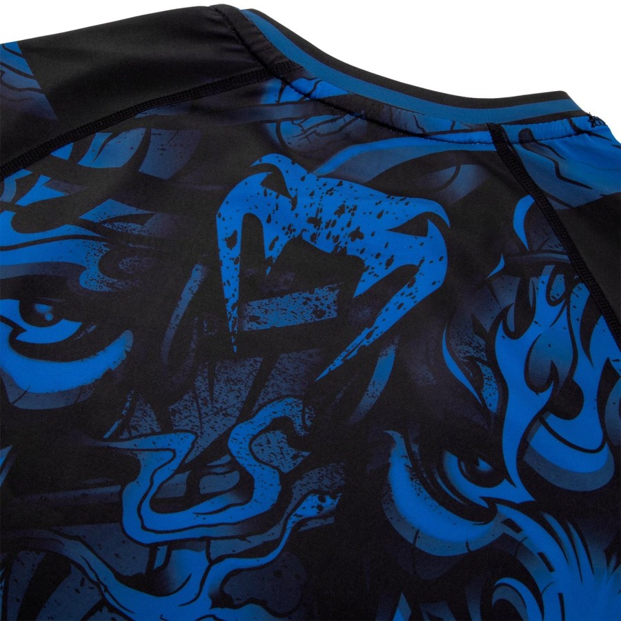venum devil rashguard - lange Ærmer - marineblåsort
