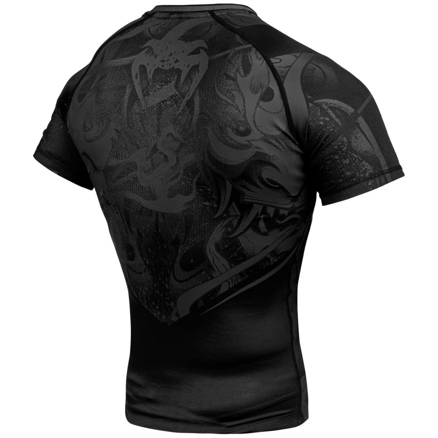 venum devil rashguard - kortærmet - sortsort
