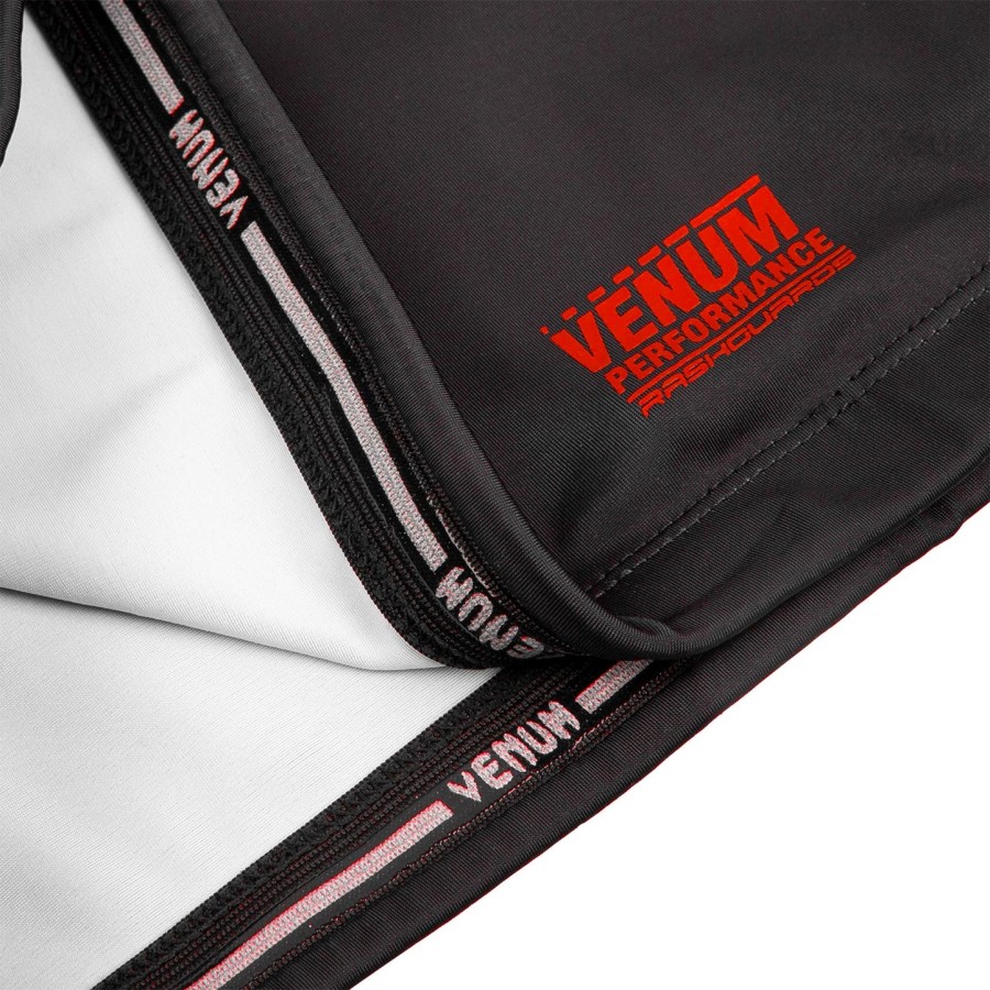 venum signature rashguard - langærmet - sortrød