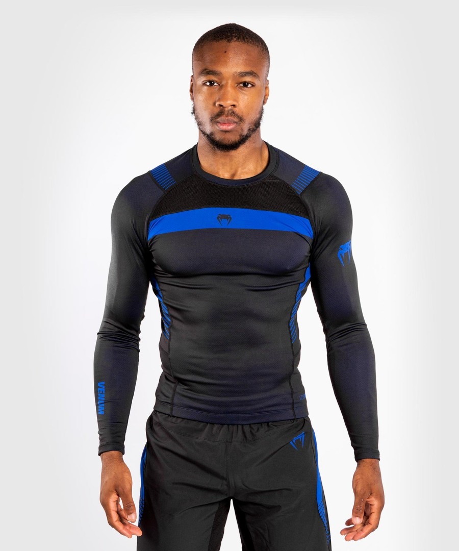 venum nogi 3.0 rashguard - langærmet - sortblå