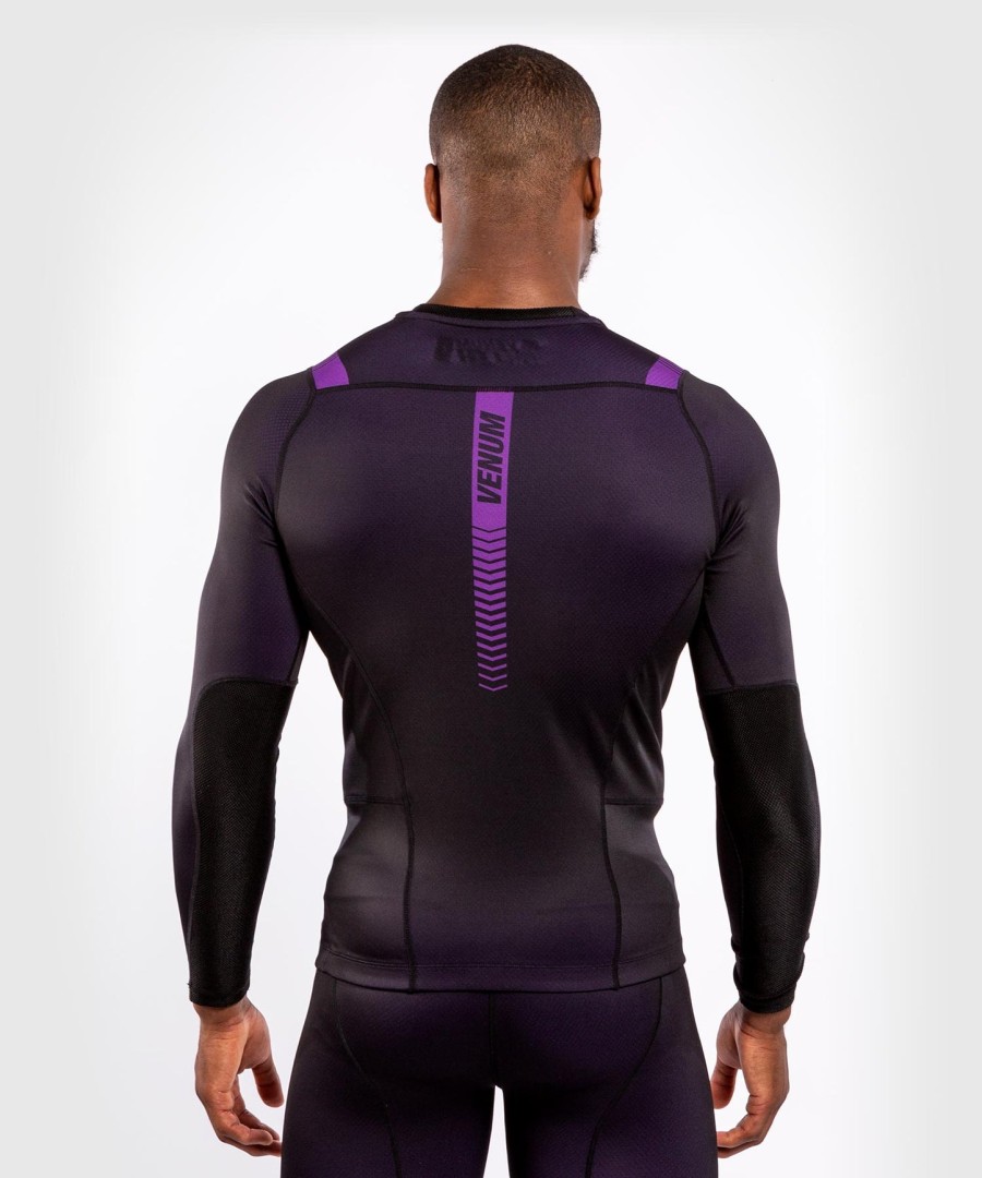 venum nogi 3.0 rashguard - langærmet - sortlilla