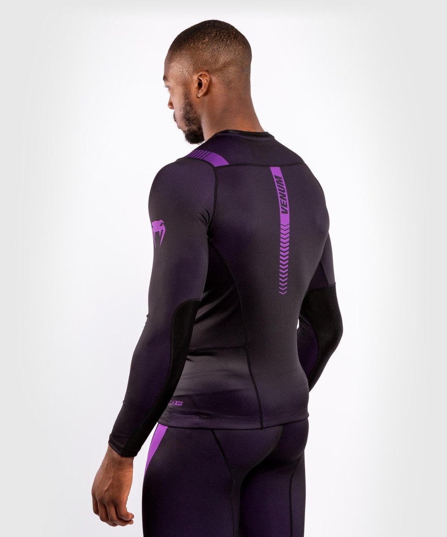 venum nogi 3.0 rashguard - langærmet - sortlilla