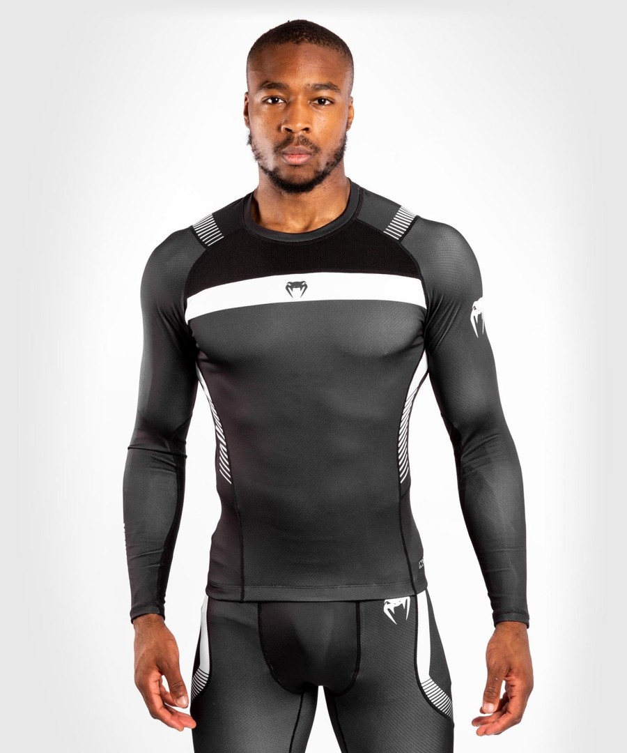 venum nogi 3.0 rashguard - langærmet - sorthvid