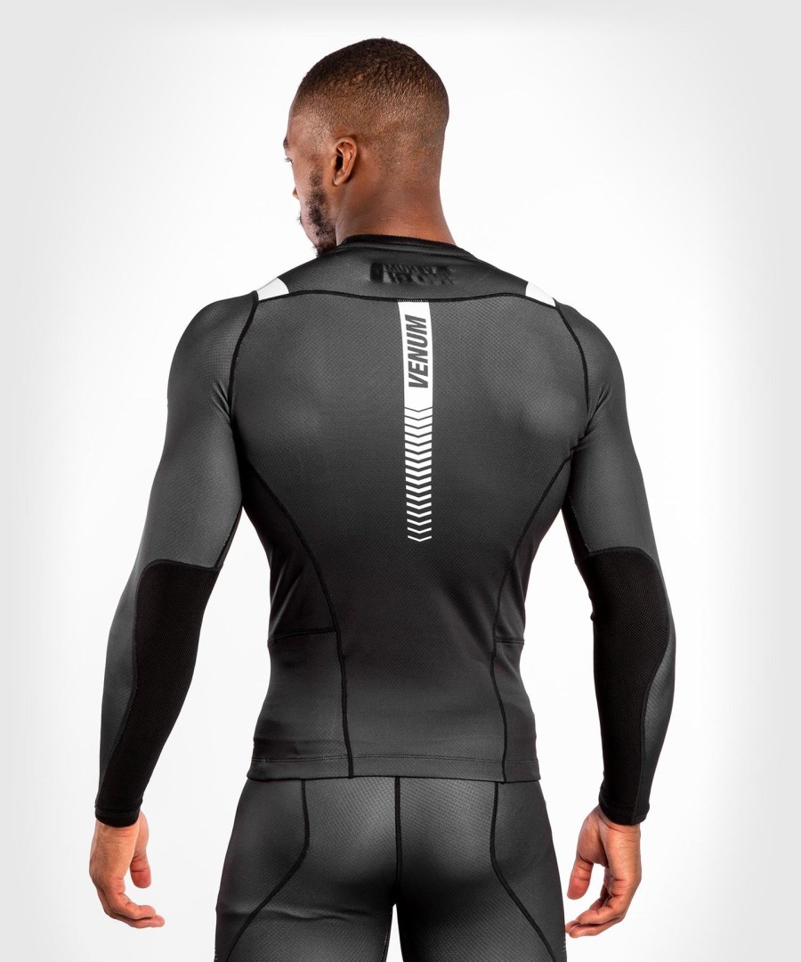 venum nogi 3.0 rashguard - langærmet - sorthvid