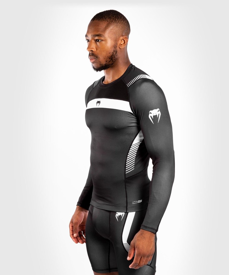 venum nogi 3.0 rashguard - langærmet - sorthvid
