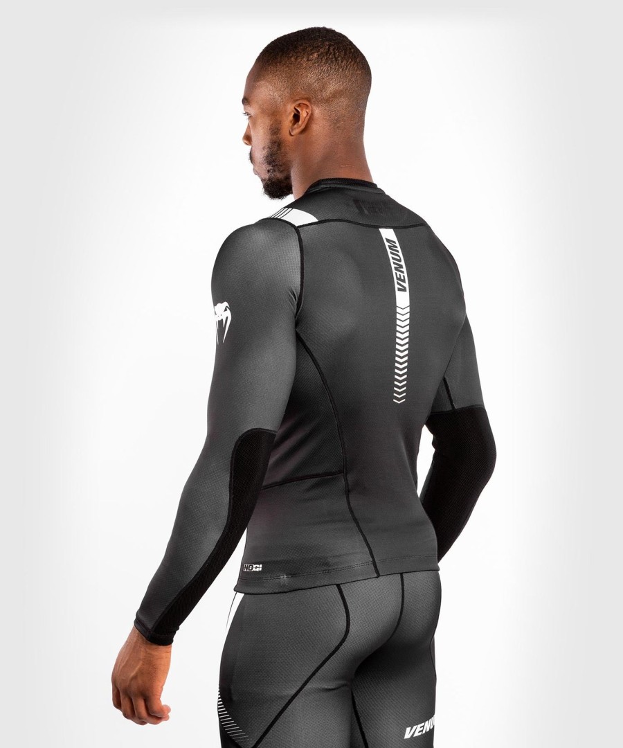 venum nogi 3.0 rashguard - langærmet - sorthvid