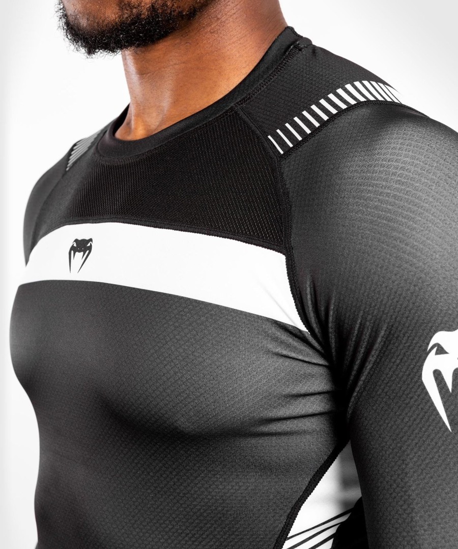 venum nogi 3.0 rashguard - langærmet - sorthvid