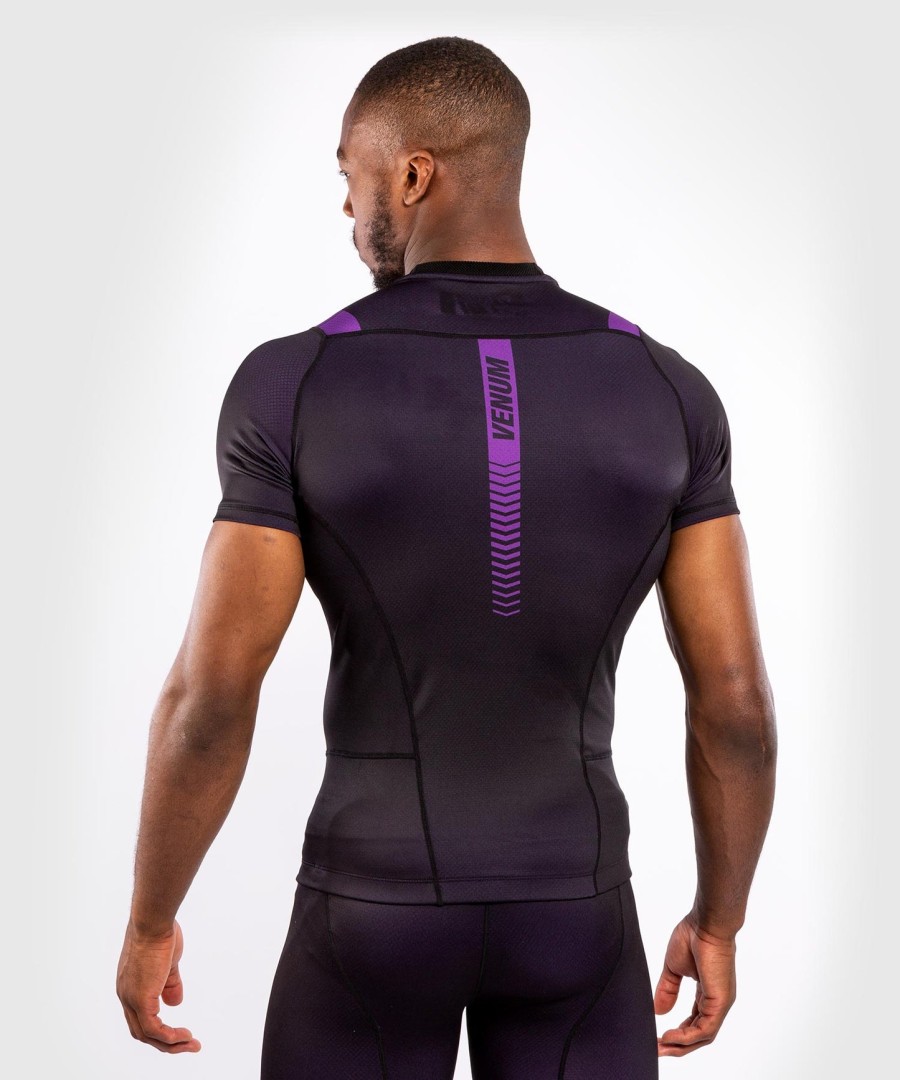 venum nogi 3.0 rashguard - kortærmet - sortlilla