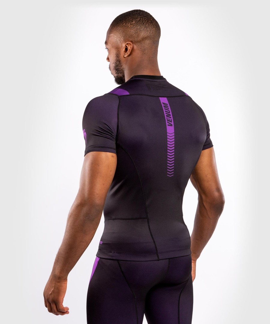 venum nogi 3.0 rashguard - kortærmet - sortlilla