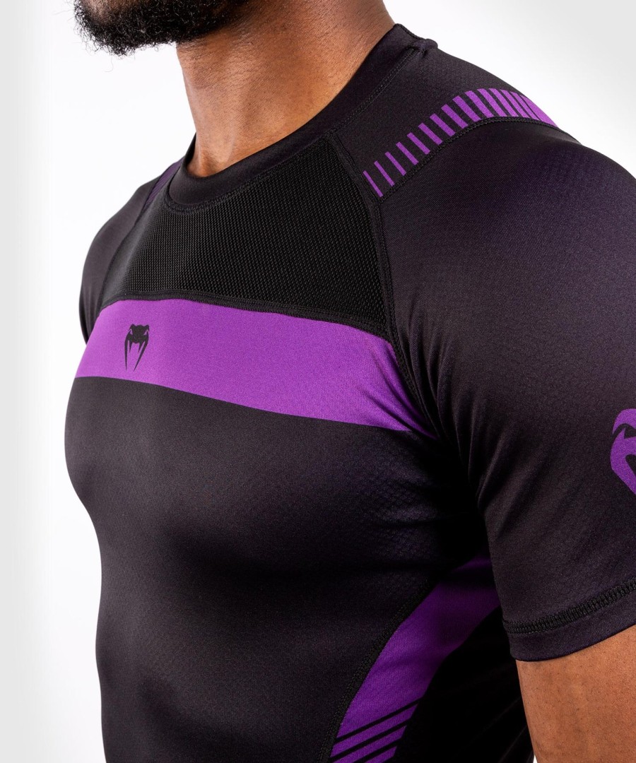 venum nogi 3.0 rashguard - kortærmet - sortlilla