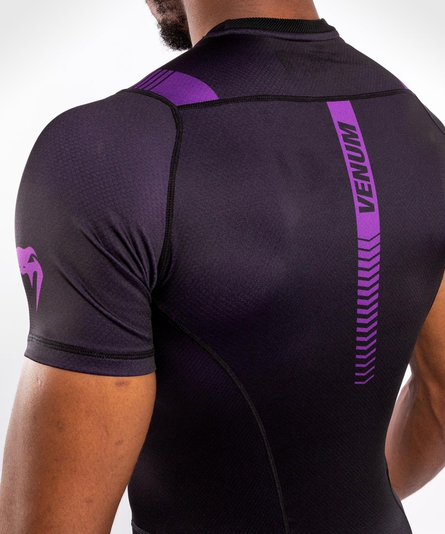 venum nogi 3.0 rashguard - kortærmet - sortlilla