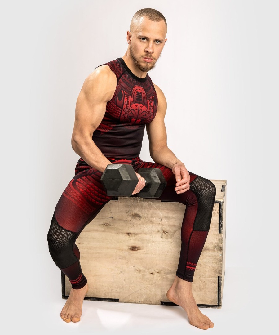 venum nakahi rashguard - Ærmeløs - sortrød