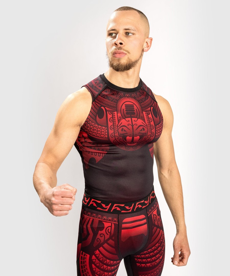 venum nakahi rashguard - Ærmeløs - sortrød