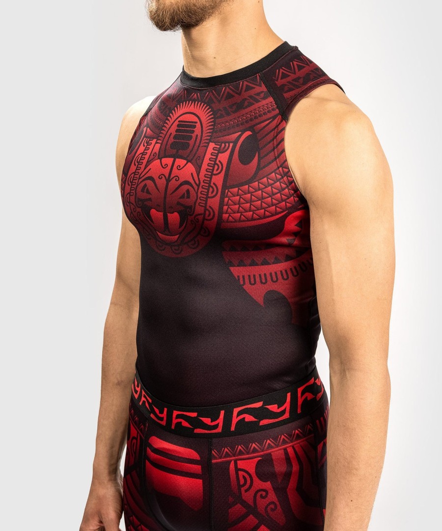 venum nakahi rashguard - Ærmeløs - sortrød