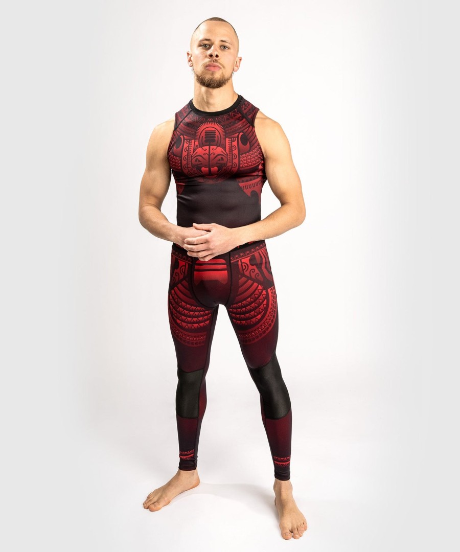 venum nakahi rashguard - Ærmeløs - sortrød