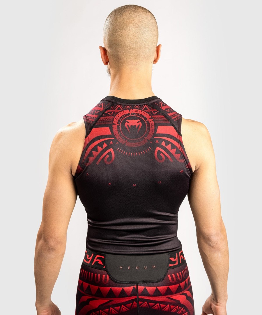 venum nakahi rashguard - Ærmeløs - sortrød