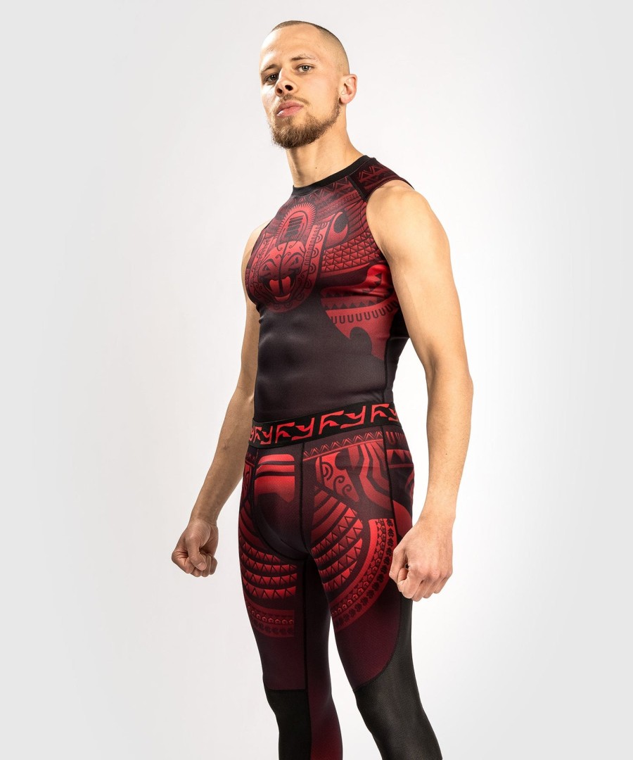 venum nakahi rashguard - Ærmeløs - sortrød