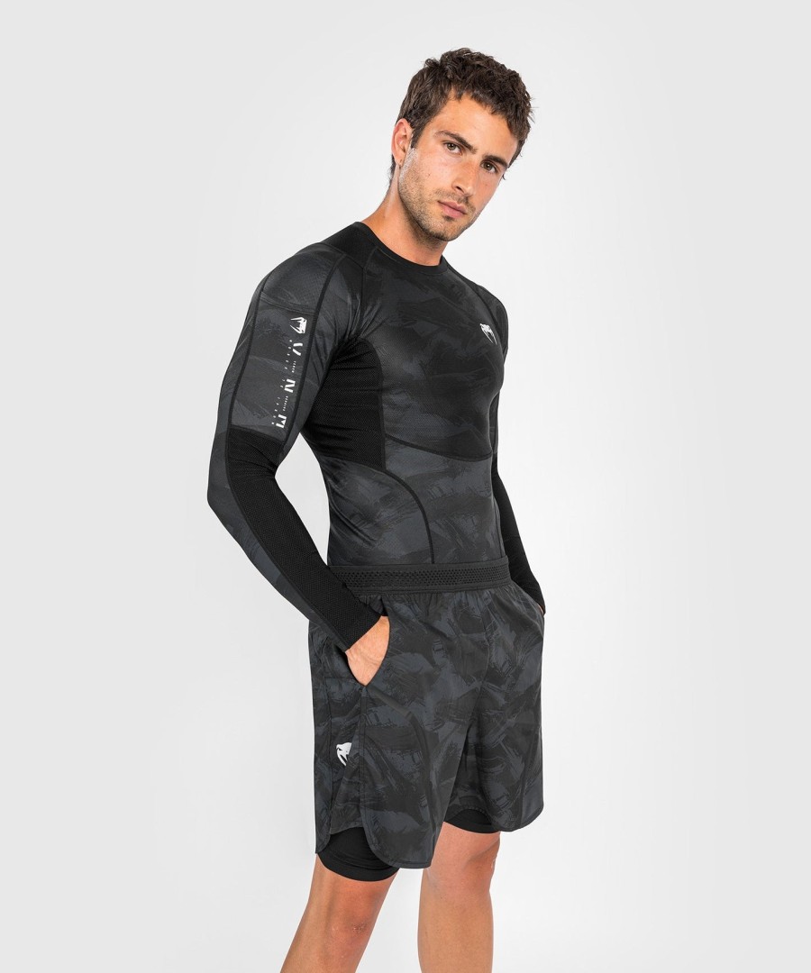 venum electron 3.0 rashguard - langærmet - sort