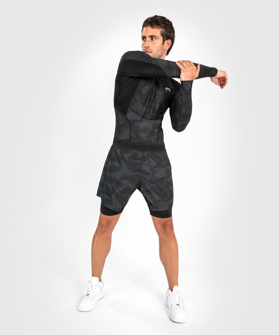 venum electron 3.0 rashguard - langærmet - sort