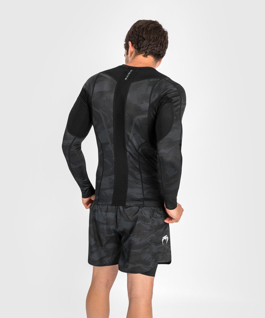 venum electron 3.0 rashguard - langærmet - sort