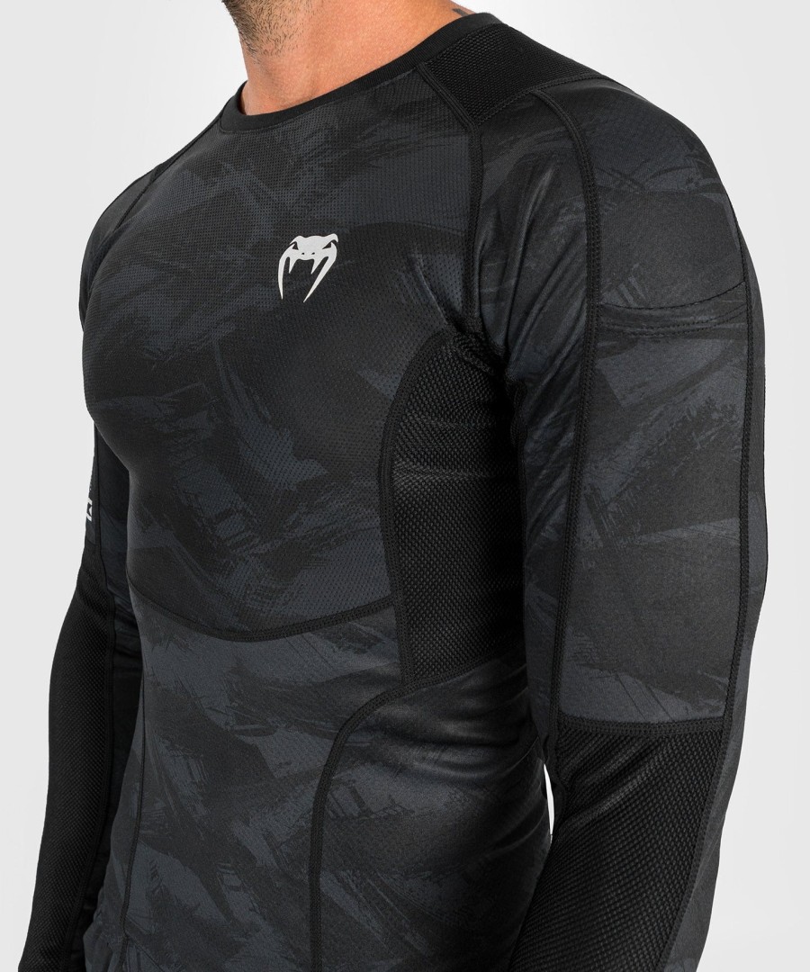 venum electron 3.0 rashguard - langærmet - sort