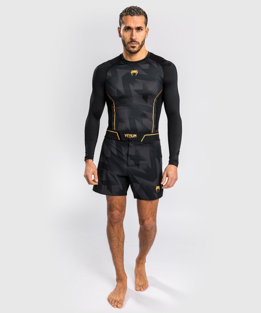 venum razor rashguard langærmet - sortguld