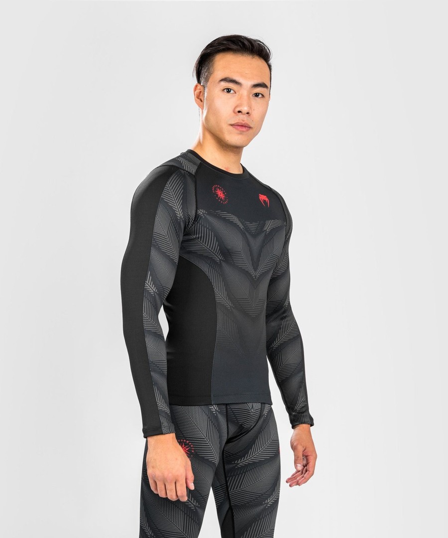 venum phantom rashguard lange Ærmer - sortrød