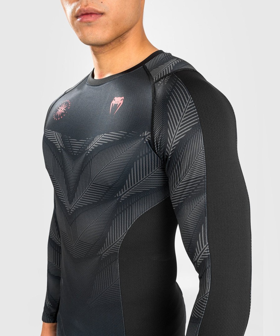 venum phantom rashguard lange Ærmer - sortrød