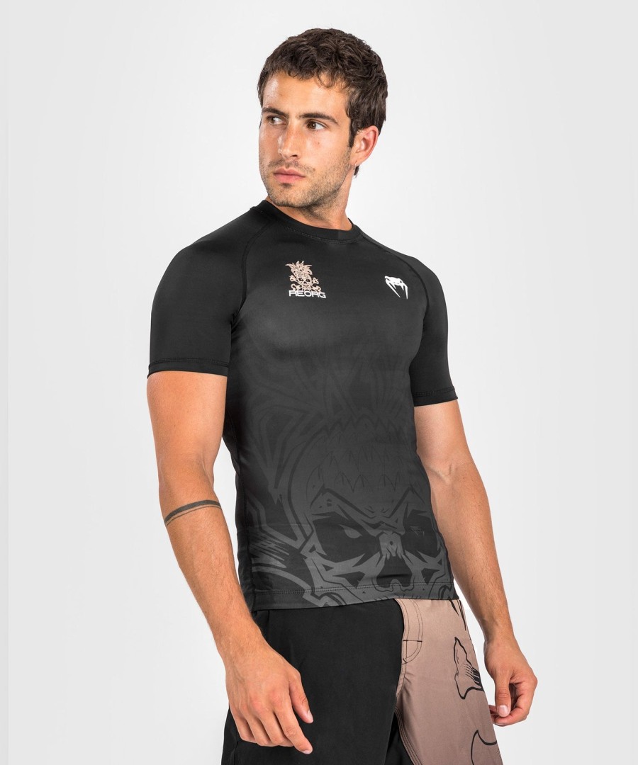 venum reorg rashguard - kortærmet - sort