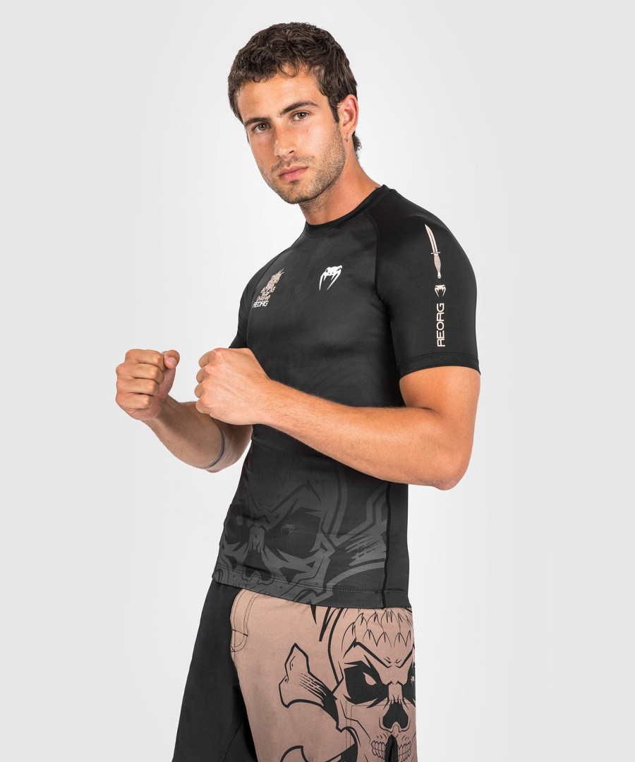 venum reorg rashguard - kortærmet - sort