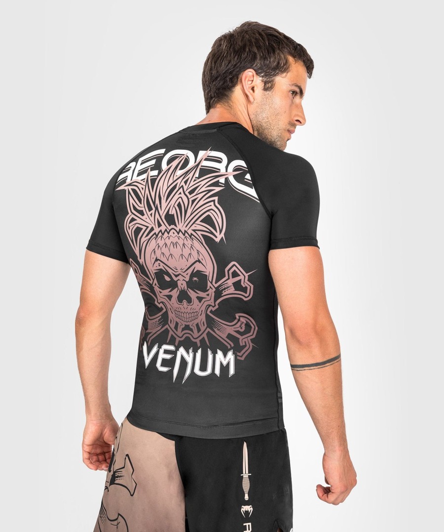 venum reorg rashguard - kortærmet - sort
