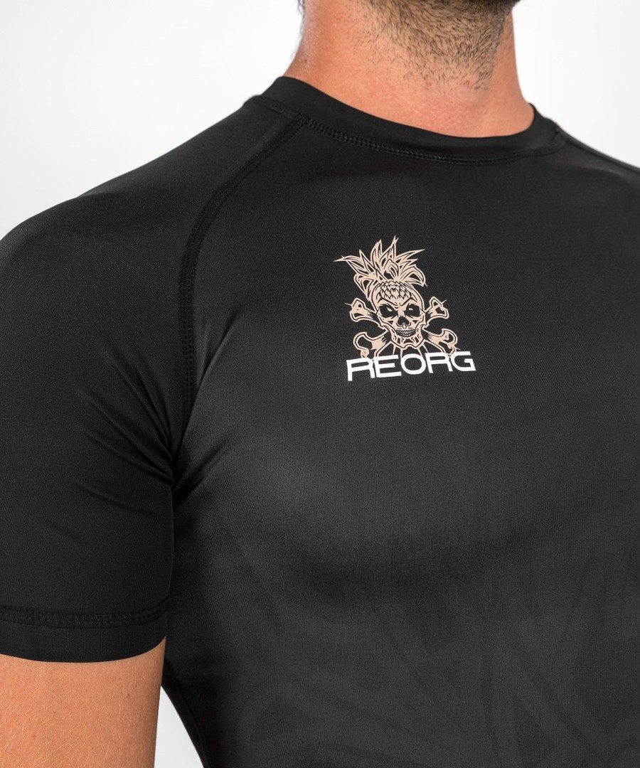 venum reorg rashguard - kortærmet - sort