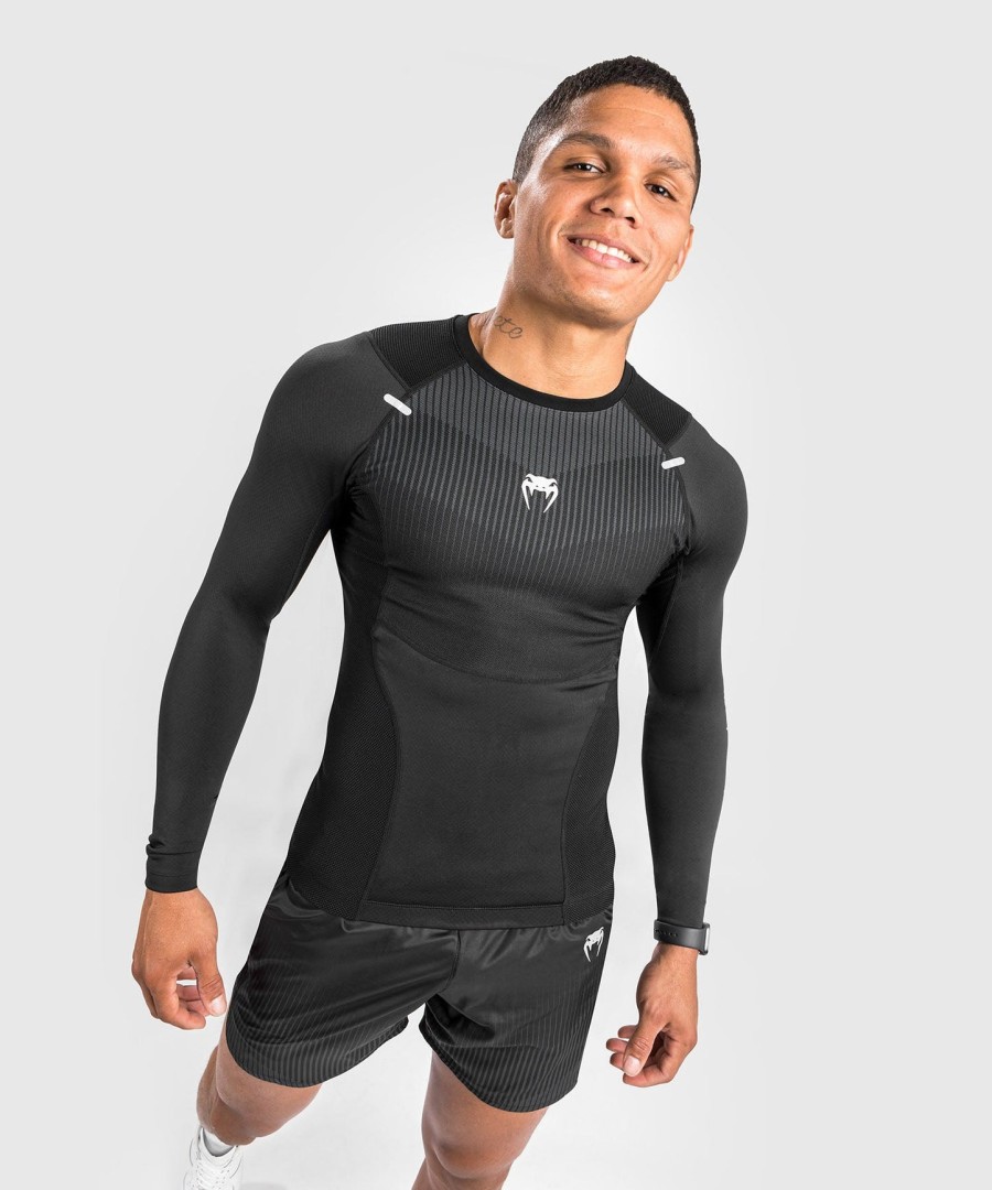 venum biomecha rashguard langærmet - sortgrå