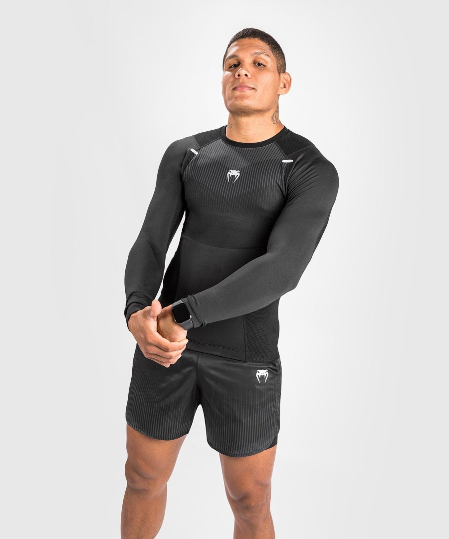 venum biomecha rashguard langærmet - sortgrå